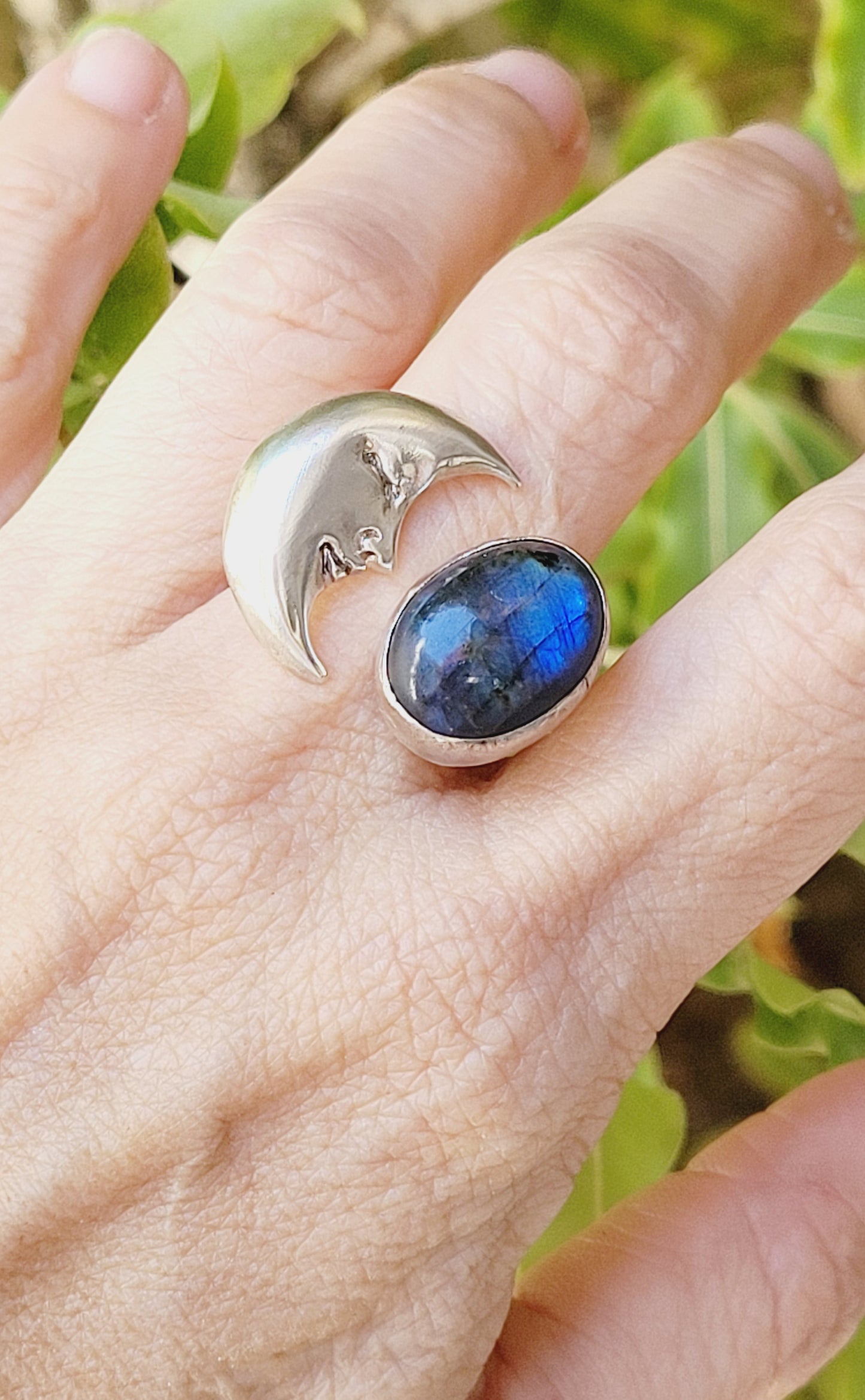 Mamaquilla and Moonstone Ring