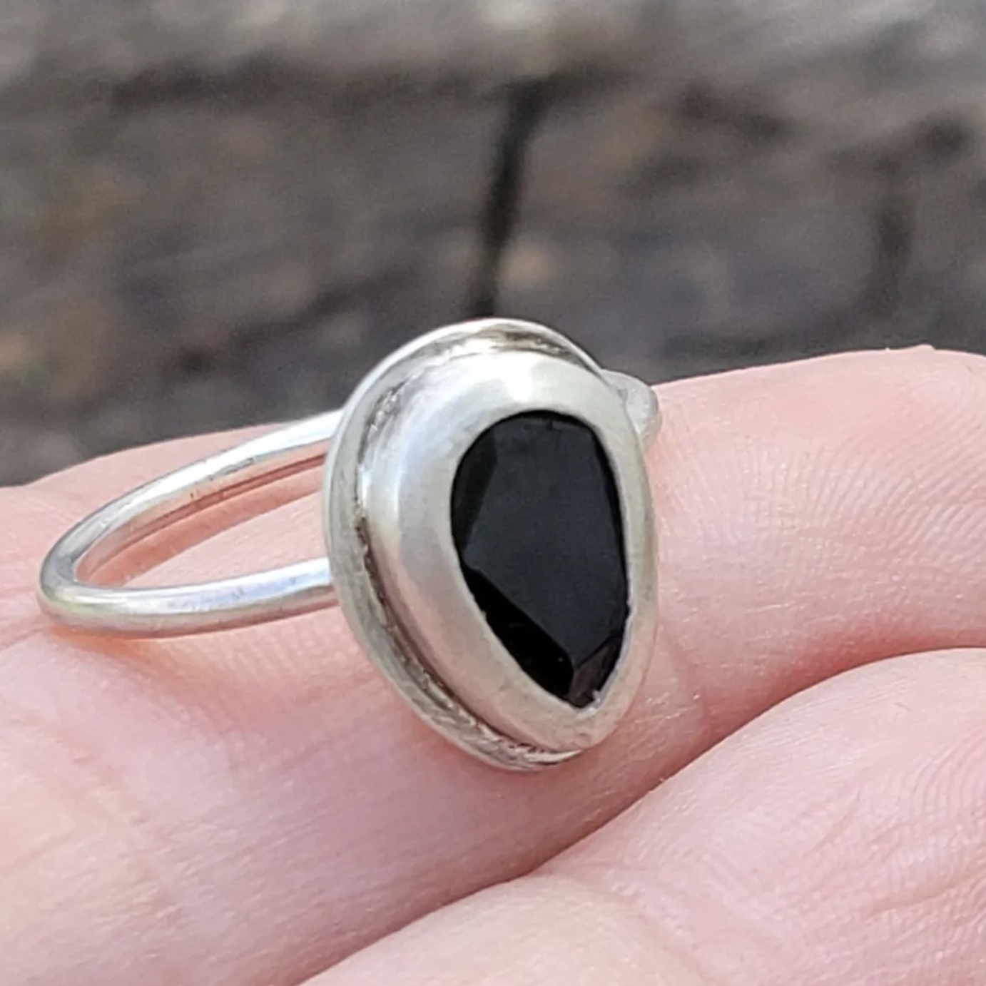 Sterling Silver and Black Onix