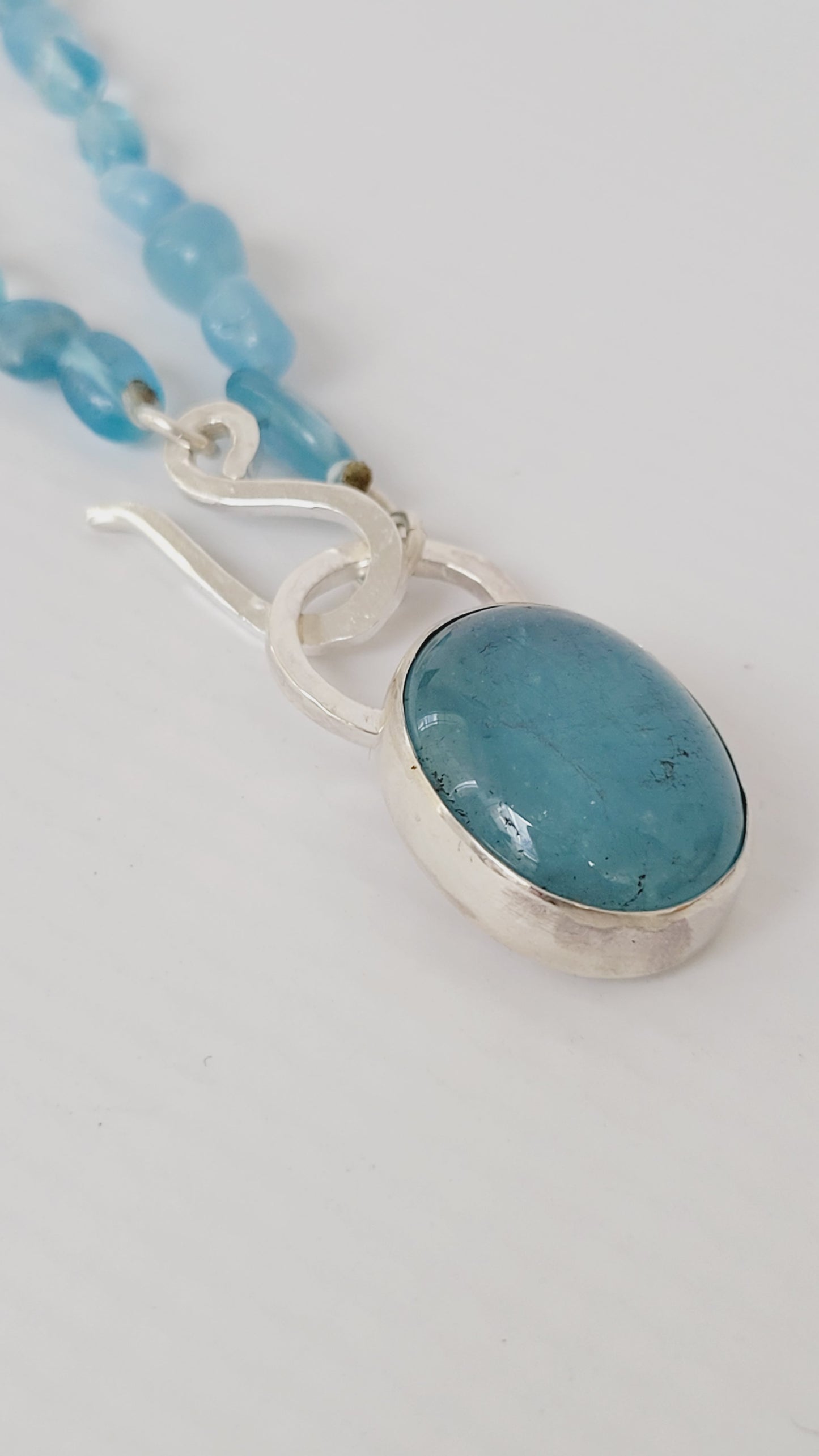 Super Natural Aquamarine Necklace