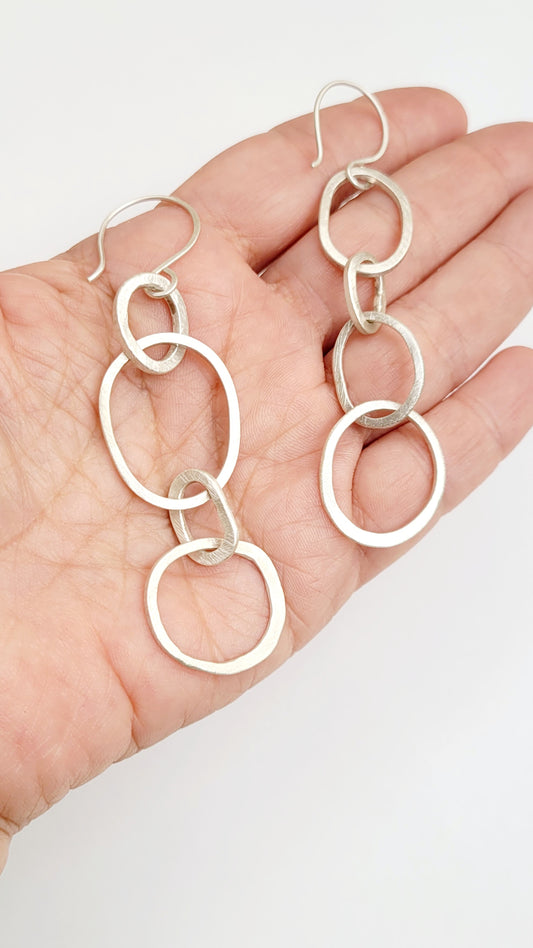 Dangle Silver Rings