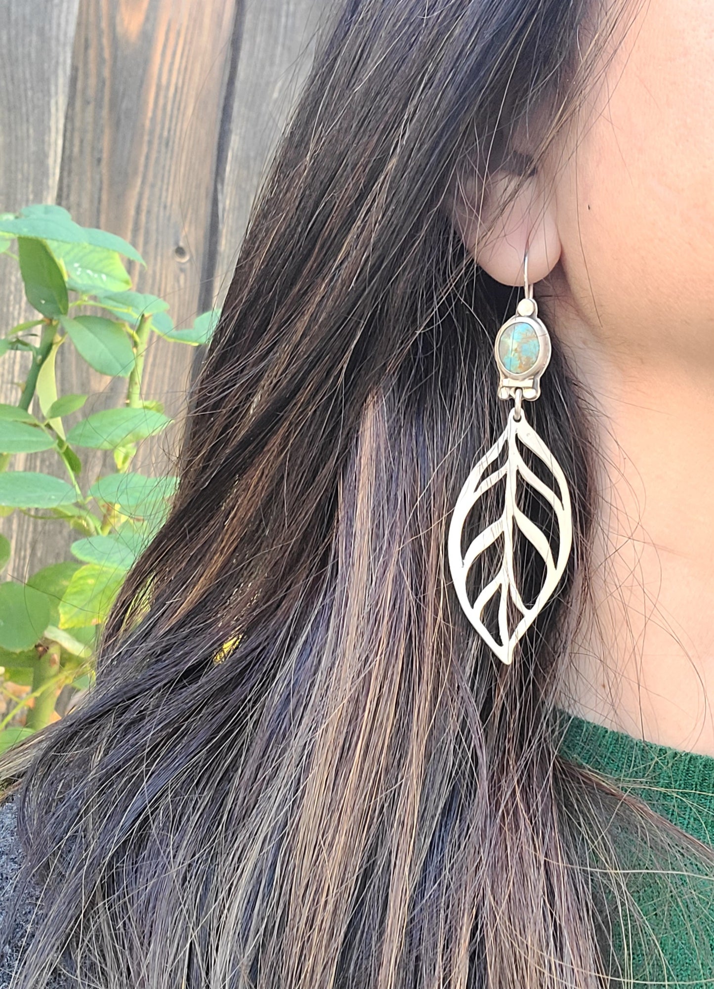 Earrings, Turquoise Buenos Aires