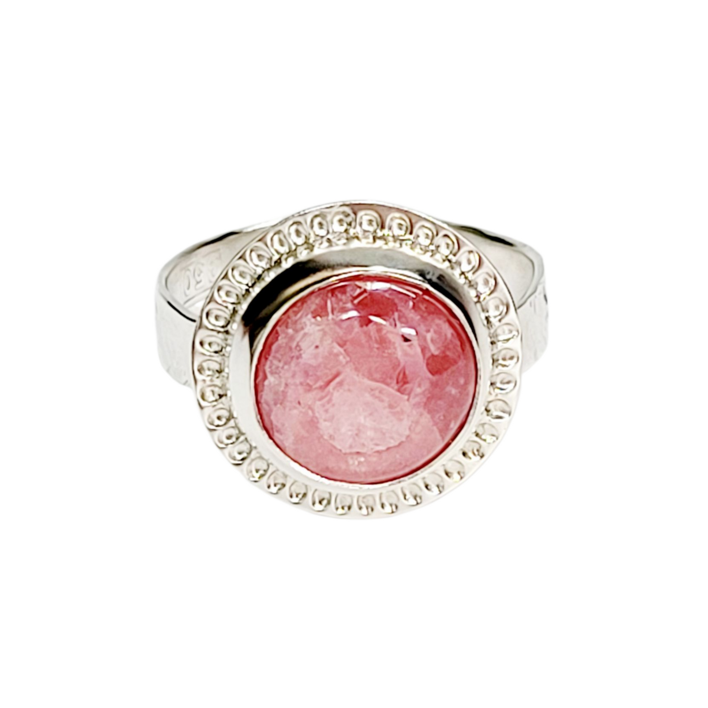 Sterling Silver and Incarose Ring