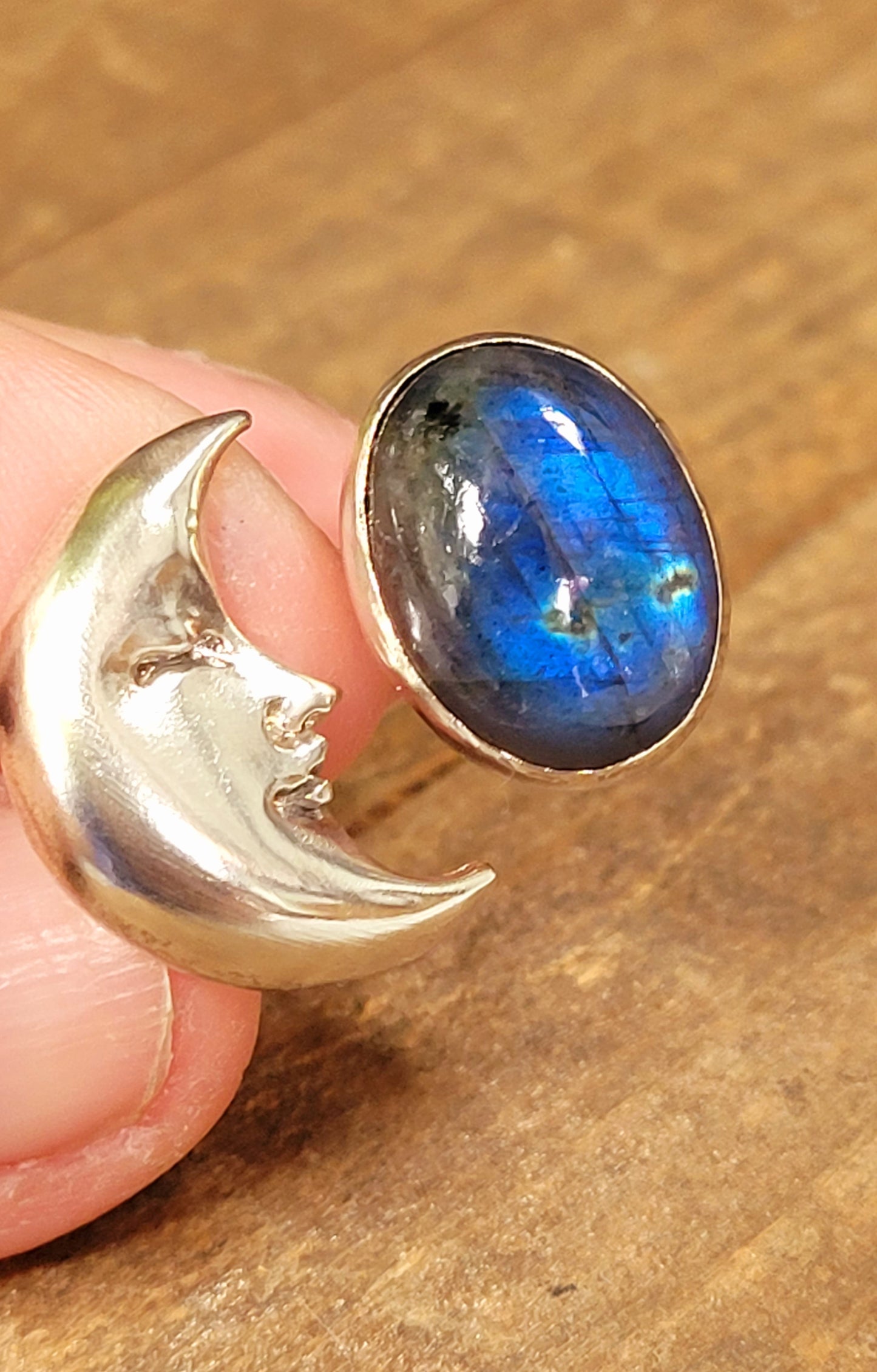 Mamaquilla and Moonstone Ring