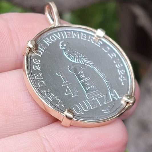 Sterling Silver Quetzal Coin